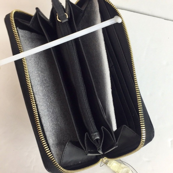 ZAC Zac Posen smooth leather checkbook wallet new - Picture 5 of 8